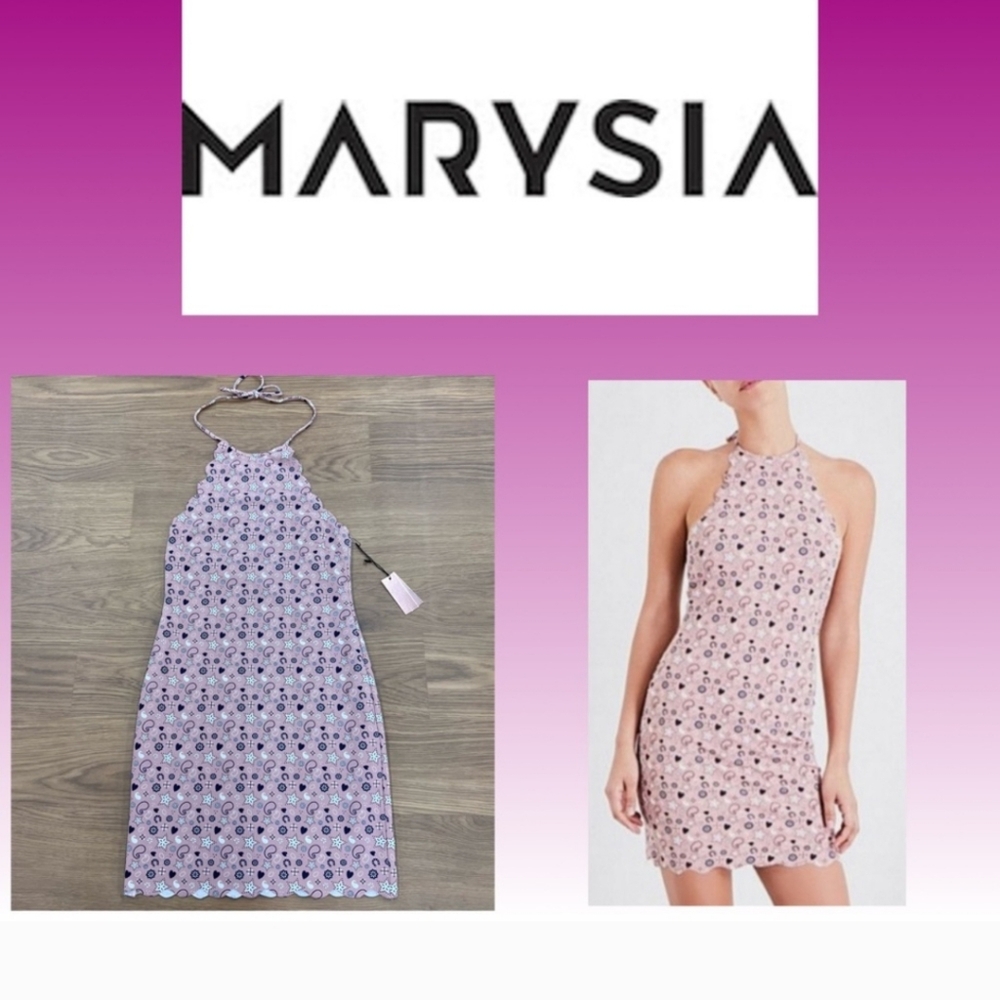 NWT Marysia Pink Halter Dress